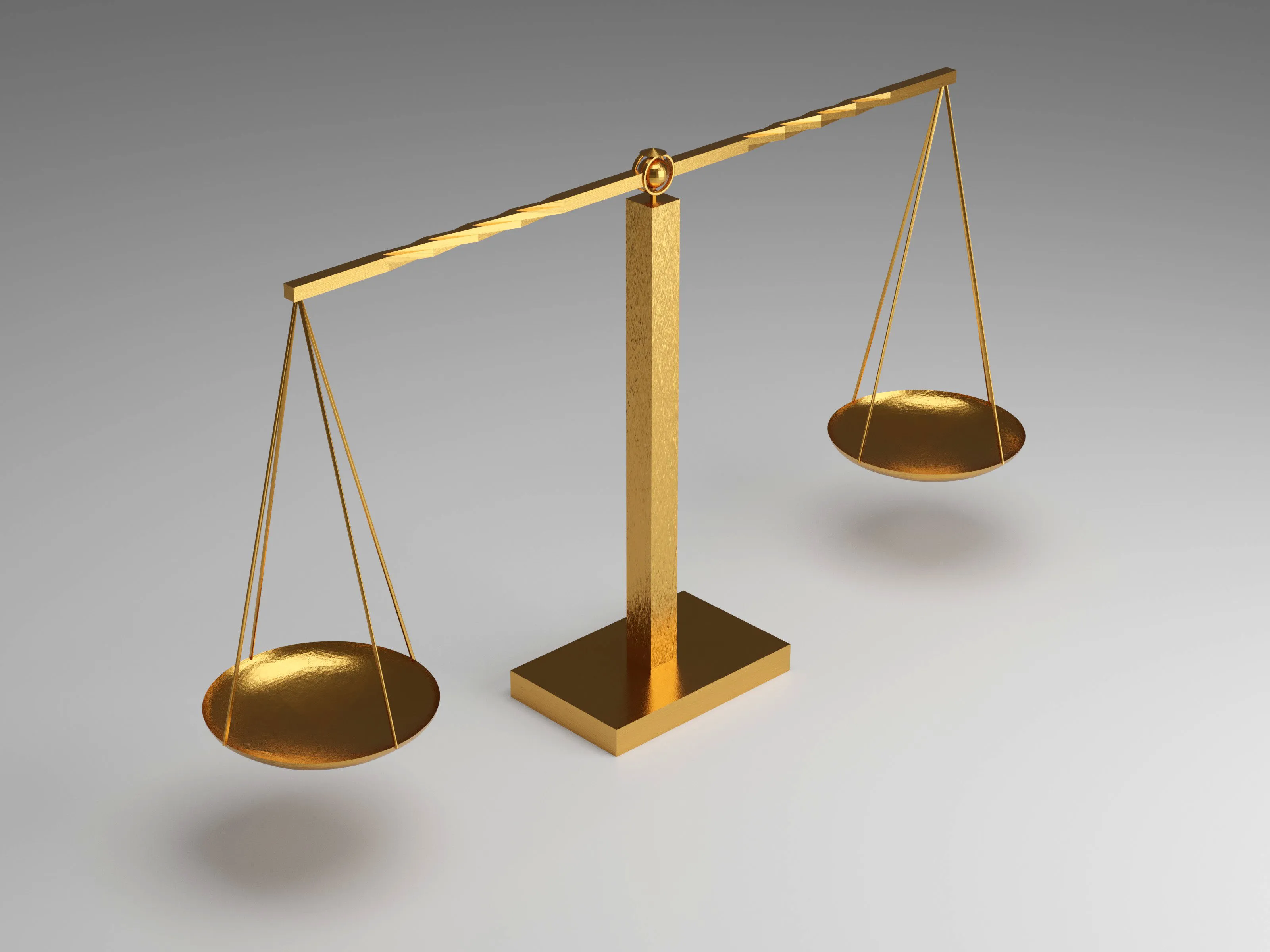 Scales representing the A/B testing decision-making process